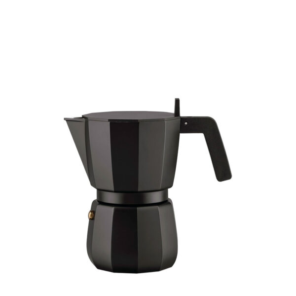 Cafetera Espresso Moka Negro – ALESSI